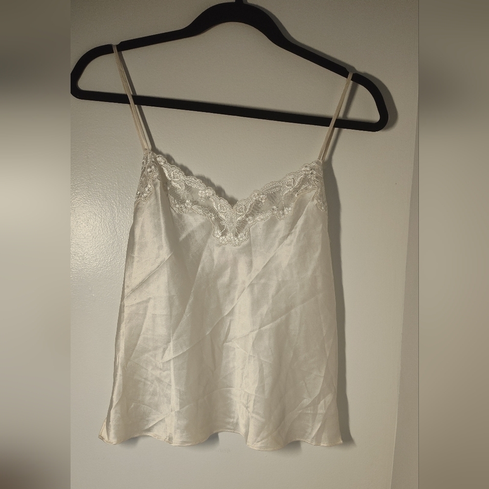 Victoria's Secret White Cami Top Size S #624